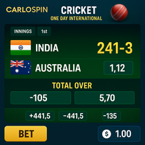 CarloSpin - Cricket Betting - International Cricket